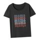 thumbnail image 5 of Camiseta básica para mujer, camiseta de moda con cuello redondo, camisetas de verano para desplazamientos y viajes S, 5 of 8