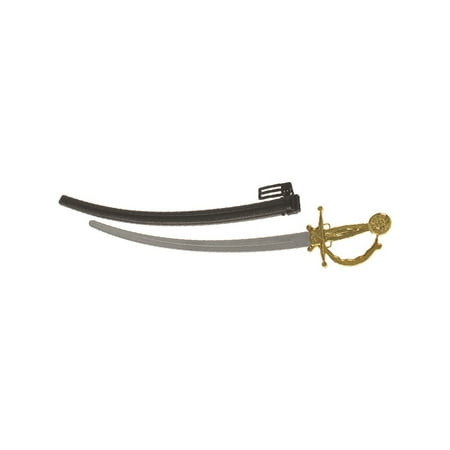 New Caribbean Pirates Cutlass Costume Sword and Sheath