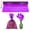 Purple, variant on Hengbo 1 Roll Cellophane Wrapping Paper 16 inch x 100 feet Thick Cellophane Wrap Roll for Gift DIY Crafts Holiday Decoration Clear