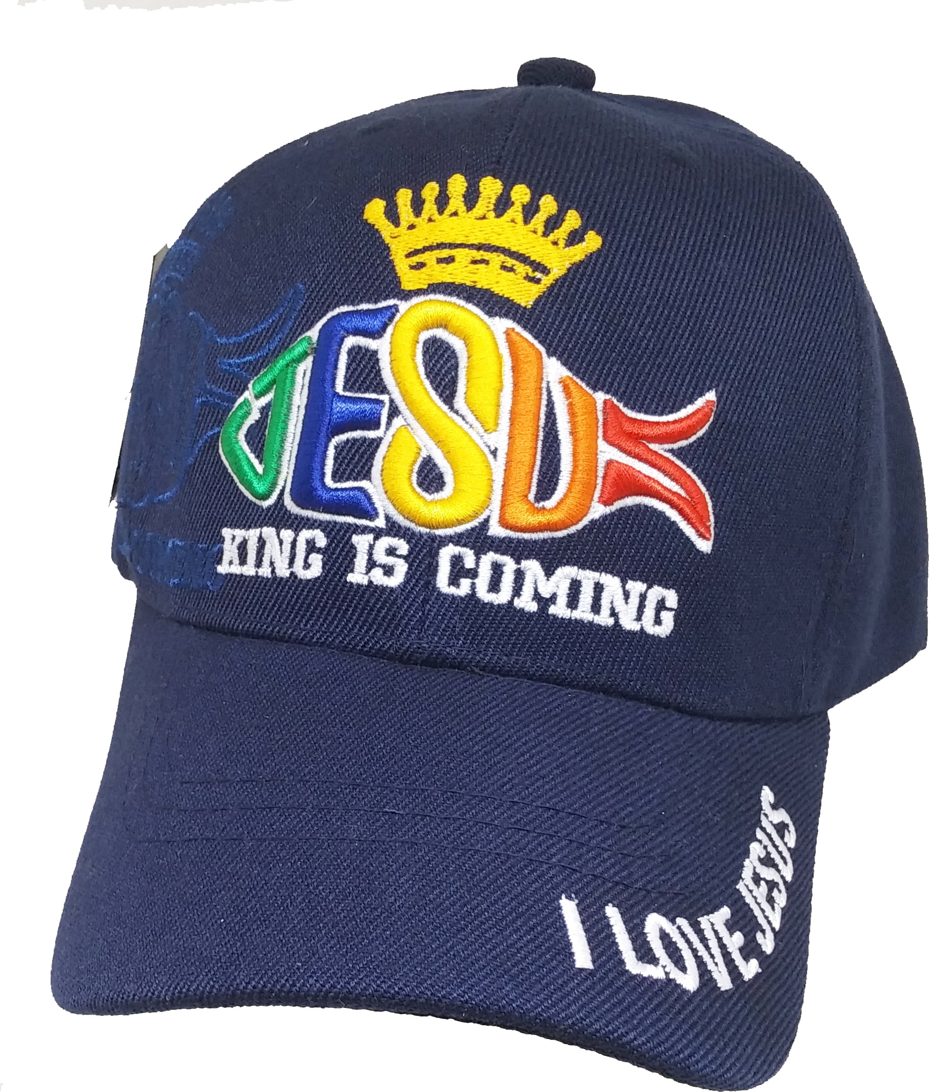 King Is Coming Jesus Fish Shadow Mens 