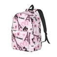 thumbnail image 2 of Balery Eiffel Tower and Butterflies Vintage Canvas Backpack for Men and Women - Large Capacity, Durable Travel Laptop Bag for School, Work, Hiking, and Outdoor Activities, 2 of 7