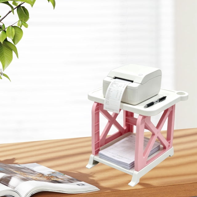 BELOVING Under Desk Printer Stand Desktop Printer Table Shelf for Desk Office Scanner
