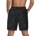 thumbnail image 2 of Rocae Spider Web Black for Men's Swim Trunks Quick Dry With Two Side Pockets and One Lined Patch Pocket, 2 of 9