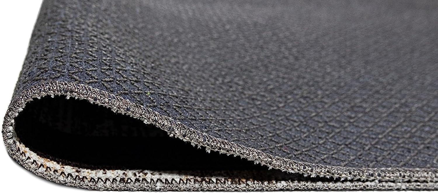 Gloria - Washable Area Rug Low Profile Bordered Washable Runners Anti Slip Backing Rugs for Living Room Light Weight Foldable Carpet