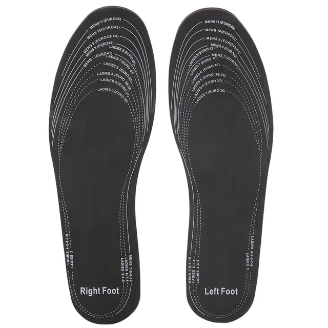 Plantillas de látex premium para calzado transpirable, absorbente del sudor y a prueba de golpes para hombres y mujeres (par)