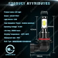 thumbnail image 2 of Compatible for Toyota Matrix 2003-2008 - 6X 6000K Combo LED Faros Antiniebla Kit De Bombillas Bulbs, 2 of 12