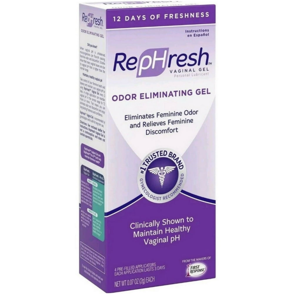 RepHresh Odor Eliminating Gel, Unscented, 0.07 Oz, 2 Pack