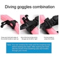 thumbnail image 5 of Gafas de buceo con montura grande para adultos, lentes de vidrio templado y cómoda falda de silicona, ideales para nadar y bucear, 5 of 5