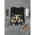 thumbnail image 3 of Abstract Squares Modern Design T-Shirt Men -Image by Shutterstock, Male x-Large, 3 of 4