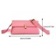 thumbnail image 4 of Bolsa De Hombro Bandolera de cuero con solapa, moda para mujer, un hombro con correa ajustable, cierre de hebilla, gran capacidad para compras/vacaciones/trabajo, 4 of 7