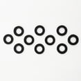 thumbnail image 2 of Shisuyan 10pcs Trumpet Felt Washers Cushion Pad Trumpets Musical Instrument Accessory (Black), 2 of 8