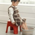 thumbnail image 4 of HAOANTall Plastic 1 Step Stool Plastic Mini Stool for Home Portable Single Level Step Ladder Foot Stool for Kitchen Bathroom Bedroom and Garage, 4 of 8