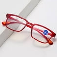 thumbnail image 4 of Fashion Portable Vision Care Women Presbyopia Eyeglasses Anti-UV Blue Rays Far Sight Eyewear Reading Glasses GREY STRENGTH +4.00, 4 of 8