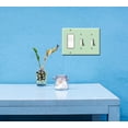 thumbnail image 5 of WIRESTER Triple 1-Gang Decorator Light Switch and 2-Gang Toggle Wall Plate/Switch Plate Cover, Solid Mint Green, 5 of 6