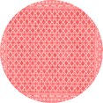 thumbnail image 1 of Ahgly Company Indoor Round Oriental Red Modern Area Rugs, 7' Round, 1 of 4