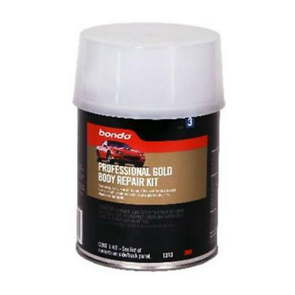 Bondo QT Professional Gold Body Repair Kit Includes Cream Hardener Sel