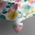 thumbnail image 3 of Pioneer Flower Floral Print Pattern Rectangle Tablecloth 60"x84",Waterproof Polyester Rectangle Table Cloth, Wipeable Spillproof Polyester Tablecloth for Dining, Camping, Indoor and Outdoor, 3 of 5