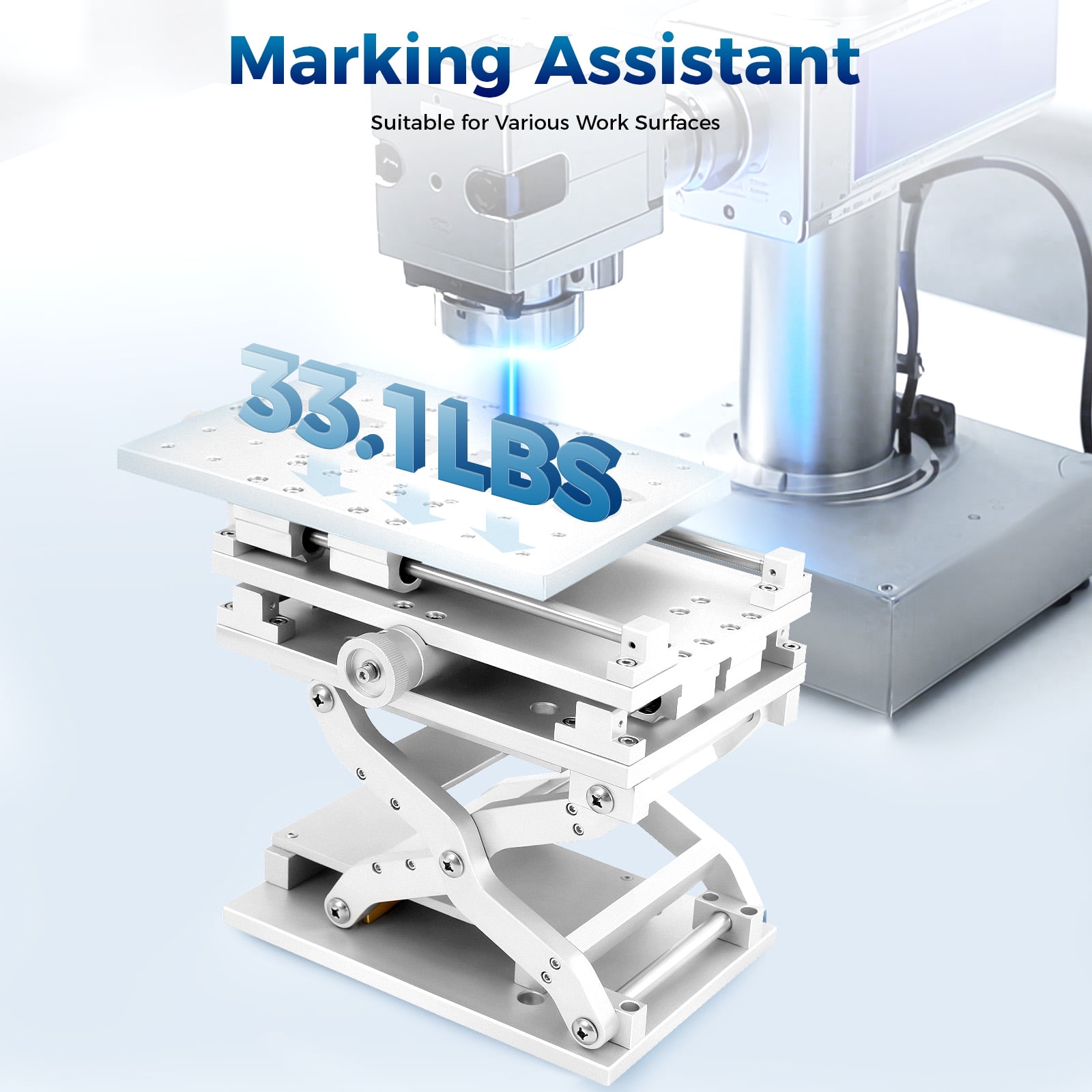 XYZ 3 Axis Moving Table Laser Marking Machine Optical Lab Working Bench