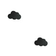 thumbnail image 4 of Naiovety Gancho de puerta Clip colgante Abrazadera de pared Decoraciones en forma de nube Adorno autoadhesivo Suministros para el hogar Perchero Negro 2piezas, 4 of 6