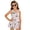 Pink and Green - Hummingbird Butterfly, variant on DISNIMO Giraffe Print Girls One Piece Swimsuits Sleeveless Swim Dress for Kids Girls Hawaiian Summer Swimwear with Skirt