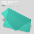 thumbnail image 2 of Miangastore Dining Table Mat Heat Resistant Green Silicone 1Pack 11.8x15.7in, 2 of 8