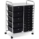 thumbnail image 1 of Carrito de almacenamiento rodante COSTWAY, 15 cajones, marco de metal negro, 1 of 9