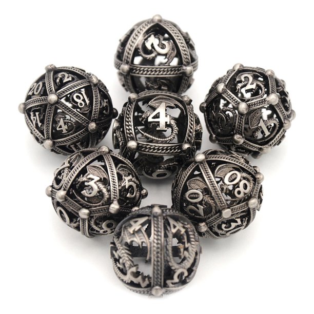 Accesorios de juego de mesa Metal Dice Chips para todas las edades