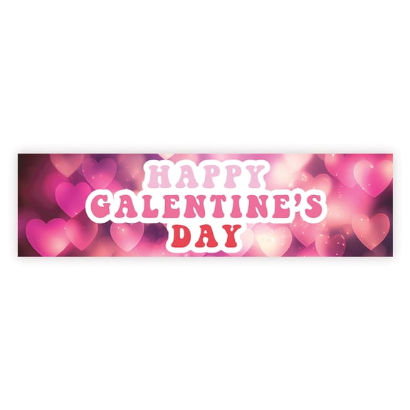 Koyal Wholesale Happy Galentines Day Decorations Banner | Funny & Sarcastic Anti-Valentine's Day Decor