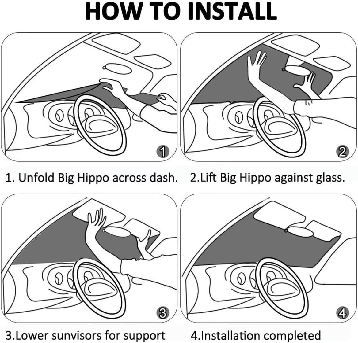 Uorisanigo Windshield Sun Shade Auto Heat Shield for Rubicon Sahara TJ JK JKU 2 Door & 4 Door Foldable Windshield Sun Visor Protect Your Car from Heat & Glare UV Ray(Capybara Animal Driving)