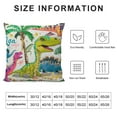 thumbnail image 5 of Pillow Cover Dinosaur Kids Boy Travel Dino Throw Pillow Case  Home Decor for Sofa Livingroom Couch Bedding Decorative Gift, 5 of 5