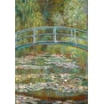 thumbnail image 2 of Monet, Claude 11x14 Gold Ornate Wood Framed with Double Matting Museum Art Print Titled - The Water-Lily Pond, 2 of 4