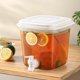 thumbnail image 4 of Dispensador de bebidas para refrigerador de 3.5 L con grifo, jarra de agua fría para bebidas, recipiente transparente a prueba de fugas para jugos, té helado, cubo de bebidas para fiestas en el hogar, 4 of 6