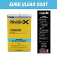 thumbnail image 3 of FinishX Euro Super Gloss Clear Coat Auto Paint Kit, 3.9 VOC - 1.3 Gallon Urethane Clear Coat (FC2000 - 1.3 Gallon) 2:1 Kit with Fast Activator/Hardener (FC2010 - 1 quart), 3 of 7