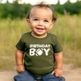 thumbnail image 3 of Birthday Boy Football Sports Lover Birthday Shirt for Boys All Ages Birthday Military Green Shirt 2T, 3 of 5