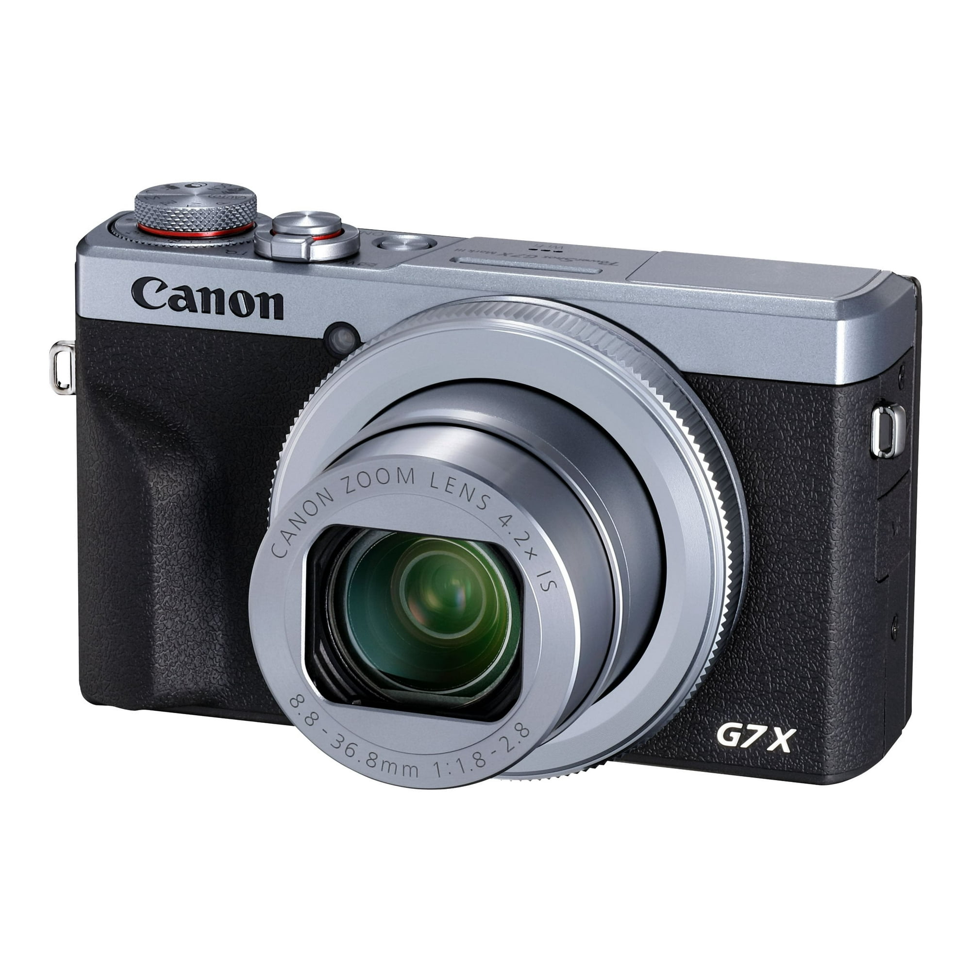Canon PowerShot G7 X Mark III 20.1 Megapixel Compact Camera Silver