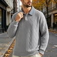 thumbnail image 2 of Admvng Men's Fake Two-piece Lapel Daily Casual Long Sleeve Spring Fall Shirt, 2 of 5