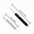 thumbnail image 3 of Retractable Toothpick, Aluminum Alloy Portable Reusable Oral Care Tool, Camping Outdoor Keychain Fruit Pick, 2 Inch Silver, 3 of 4