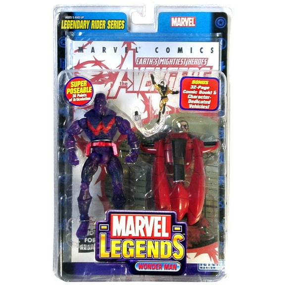 Marvel Series 11 Legendary Riders Wonder Man Action Figure (Ionic Variant)