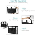 thumbnail image 3 of Bunk Bed Organizer, Bedside Hanging Bed Organizer Storage Bag , for College Dorm Rooms, 3 of 5