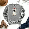thumbnail image 2 of Funny Santa Pug Christmas Sweatshirt, 2 of 10