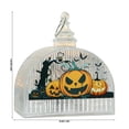 thumbnail image 3 of AUNVITO Halloween Lighted Hanging Ornament Pendant, LED Glowing Spooky Decoration for Home Indoor Outdoor Party Festival Decor, 1pc, 3 of 6