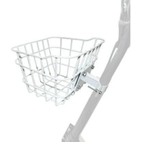 Small Front Scooter Basket – 2 Gallons, Rust-Resistant, with Fixed Holder for Bicycles