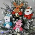 thumbnail image 4 of Cateissary Campana de árbol de Navidad fiesta temática Festival colgante de Navidad decorativo de temporada DIY puerta frontal al aire libre Kits de decoración para fiestas colorido tipo 2, 4 of 6