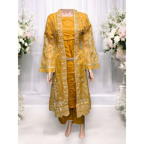 Designer Party Wear Salwar Kameez Set,Cultural Wear for Women, 204