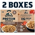 thumbnail image 2 of Quaker Protein Granola Maple Brown Sugar, 18 oz Boxes (2 Pack), 2 of 5