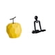 thumbnail image 1 of figura de arte,Escultura de fruta de porcelana decorativa para el hogar.,Estatua de fruta,decoración,adorno,fruta,figurita,oficina,Figura de escritorio,Escultura abstracta de pensador para, 1 of 8