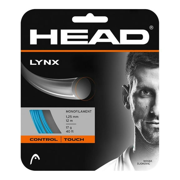 HEAD Lynx Tennis String (Blue, 18G Set)