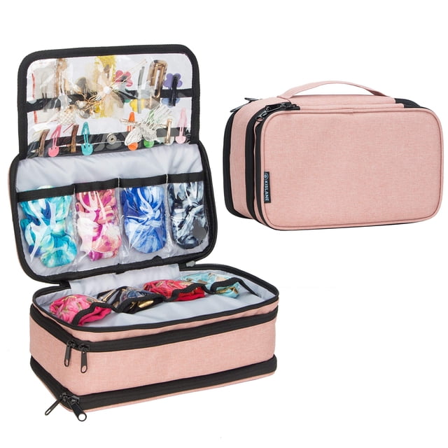 Bolsa de almacenamiento KISLANE, accesorios para el cabello y niñas, bolsa de viaje