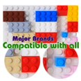 thumbnail image 3 of Ep Exercise N Play 1166 Piece Building Bricks Kit With Wheels, Tires, Axles, Windows ,Doors And Leaves, Flowers,Grass Classic Colors Compatible With All Major Brands(Colorful1, 1166Pcs), 3 of 6