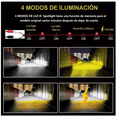 thumbnail image 4 of Par Faros  Bloosom Lupa Doble Color Exploradoras Para Auto Moto 60w Negro, 4 of 4